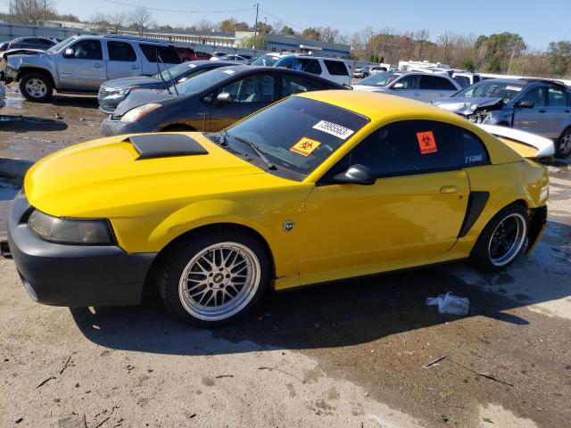 1FAFP42X94F124851 - 2004 FORD MUSTANG GT YELLOW photo 1