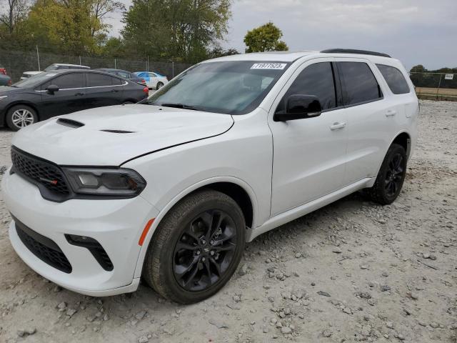 1C4RDJDG2MC789619 - 2021 DODGE DURANGO GT WHITE photo 1