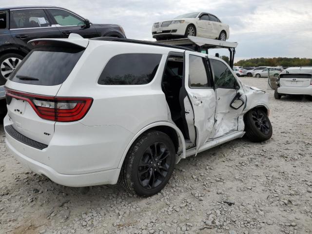 1C4RDJDG2MC789619 - 2021 DODGE DURANGO GT WHITE photo 3