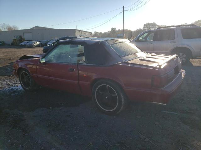 1FACP44E6LF183336 - 1990 FORD MUSTANG LX MAROON photo 2