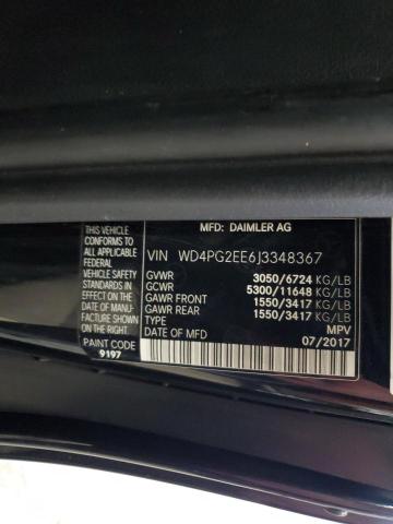 WD4PG2EE6J3348367 - 2018 MERCEDES-BENZ METRIS BLACK photo 13