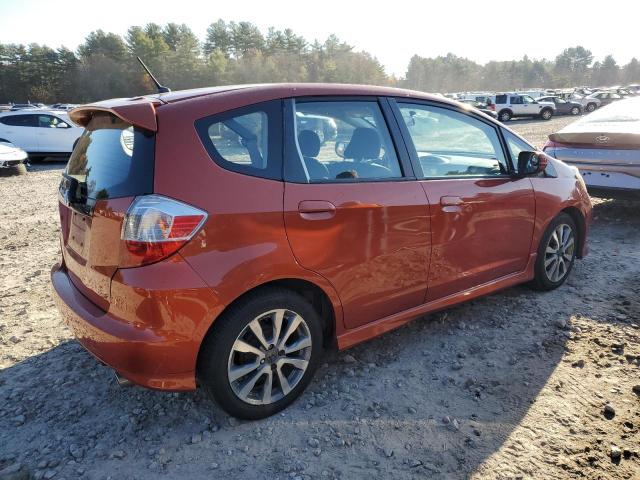 JHMGE8G53CC009101 - 2012 HONDA FIT SPORT ORANGE photo 3