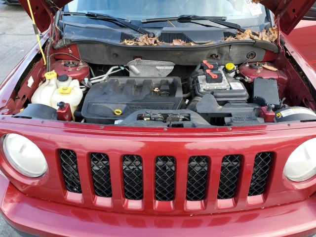 1C4NJRFB8CD624450 - 2012 JEEP PATRIOT LATITUDE RED photo 12