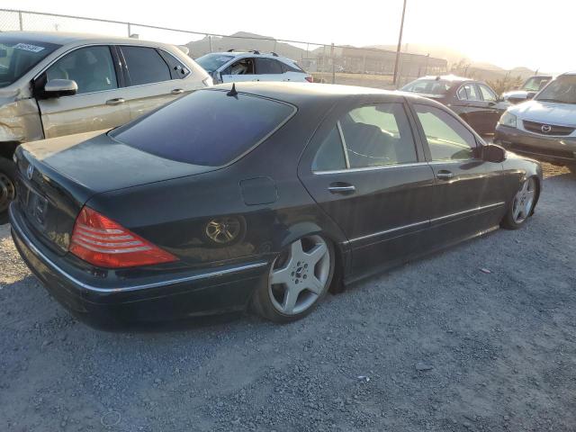 WDBNG75J14A402443 - 2004 MERCEDES-BENZ S 500 BLACK photo 3