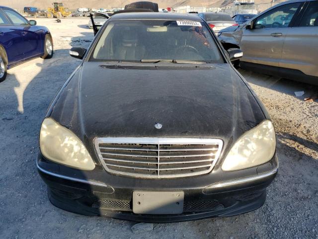 WDBNG75J14A402443 - 2004 MERCEDES-BENZ S 500 BLACK photo 5