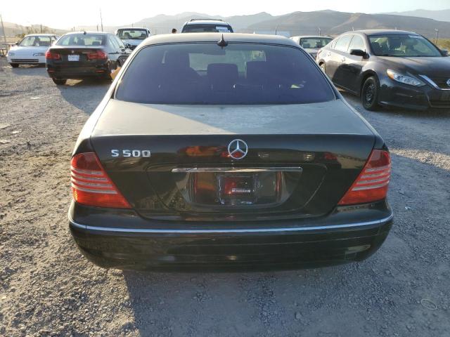 WDBNG75J14A402443 - 2004 MERCEDES-BENZ S 500 BLACK photo 6