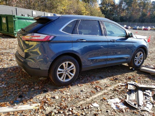 2FMPK4J97KBC60597 - 2019 FORD EDGE SEL BLUE photo 3