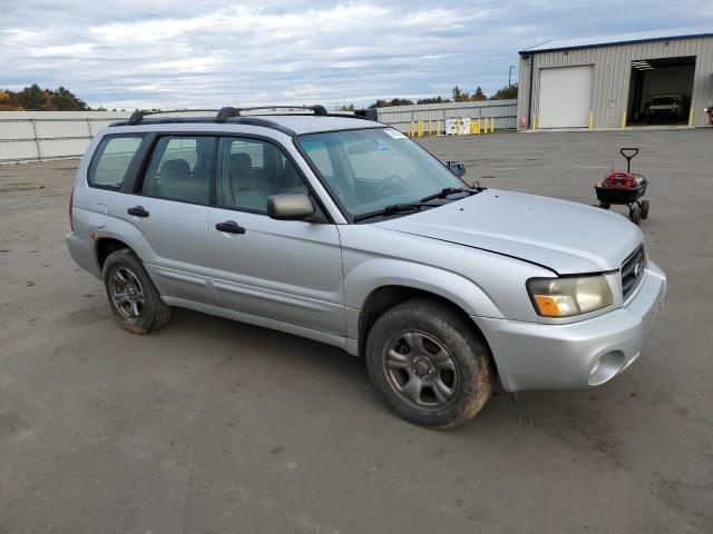 JF1SG65655G731497 - 2005 SUBARU FORESTER 2.5XS SILVER photo 4