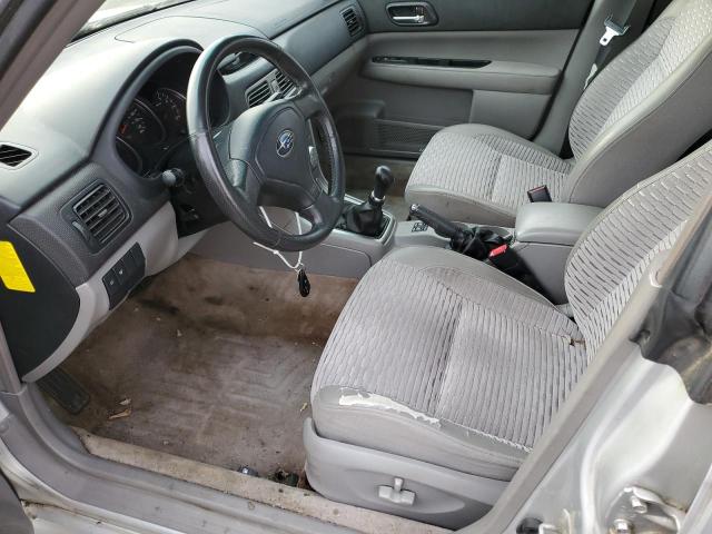 JF1SG65655G731497 - 2005 SUBARU FORESTER 2.5XS Серебристый фото 7