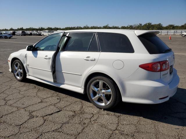 1YVHP82D445N67263 - 2004 MAZDA 6 S WHITE photo 2