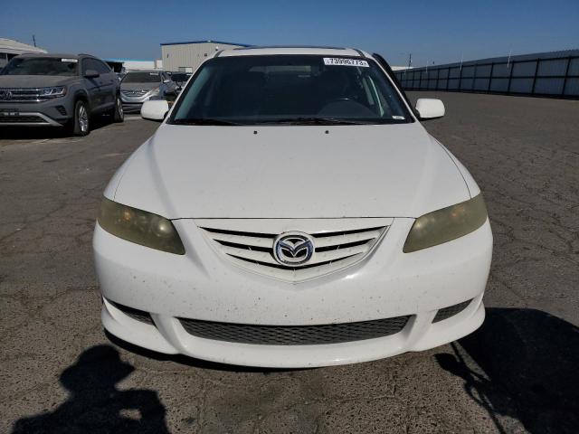 1YVHP82D445N67263 - 2004 MAZDA 6 S WHITE photo 5