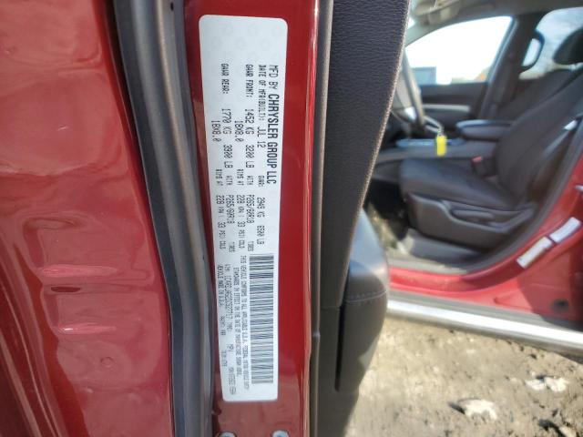 1C4RDJAG2DC527717 - 2013 DODGE DURANGO SXT RED photo 13