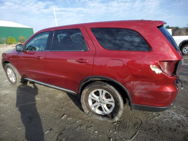 1C4RDJAG2DC527717 - 2013 DODGE DURANGO SXT RED photo 2