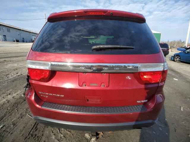 1C4RDJAG2DC527717 - 2013 DODGE DURANGO SXT RED photo 6