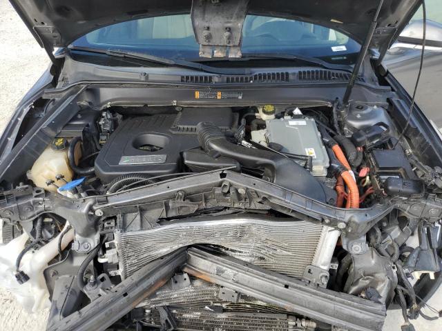 3LN6L2LU0ER819556 - 2014 LINCOLN MKZ HYBRID GRAY photo 11