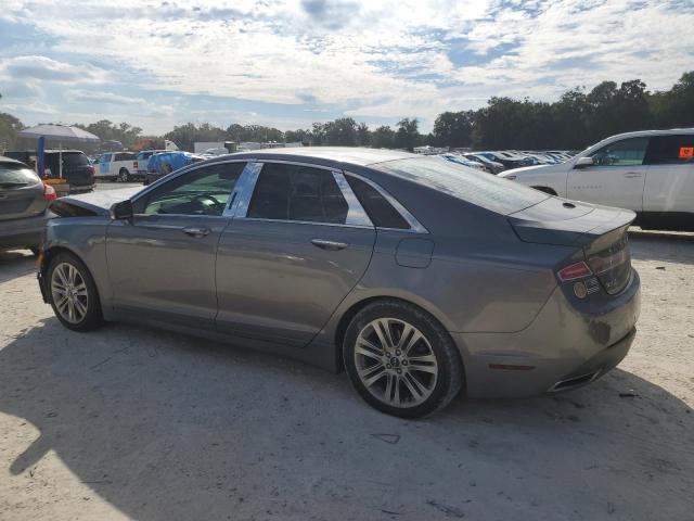 3LN6L2LU0ER819556 - 2014 LINCOLN MKZ HYBRID GRAY photo 2