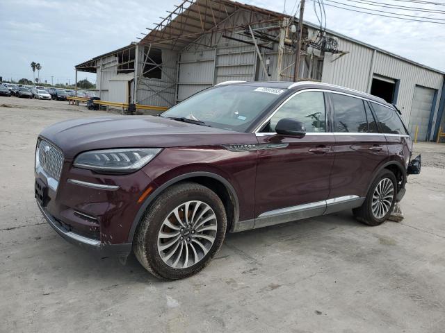 5LM5J6WC1NGL16313 - 2022 LINCOLN AVIATOR BURGUNDY photo 1