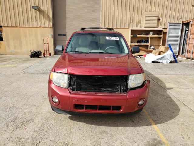 1FMCU03G59KA58113 - 2009 FORD ESCAPE XLT BURGUNDY photo 5