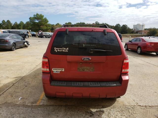 1FMCU03G59KA58113 - 2009 FORD ESCAPE XLT BURGUNDY photo 6