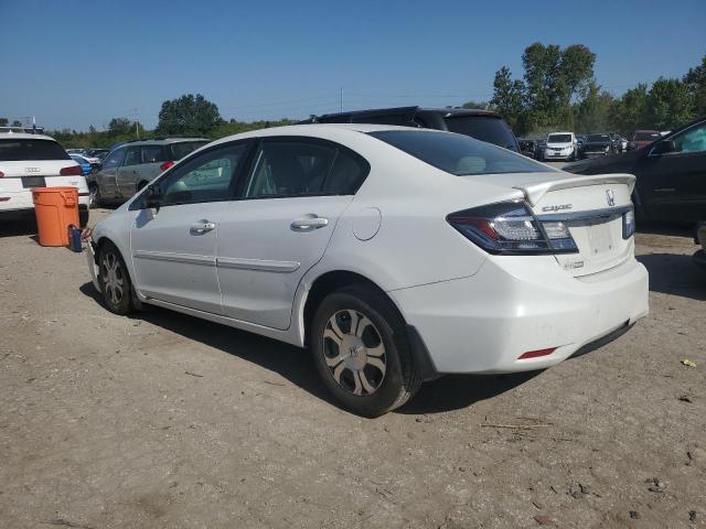 19XFB4F22FE001901 - 2015 HONDA CIVIC HYBRID WHITE photo 2