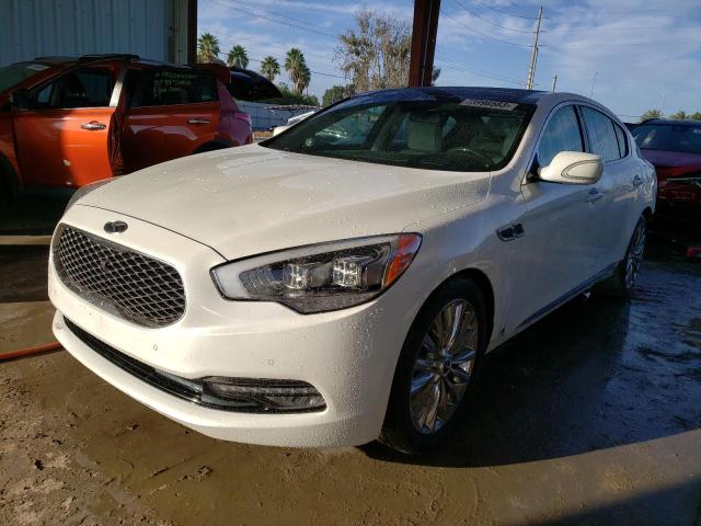 KNALW4D46F6019493 - 2015 KIA K900 WHITE photo 1