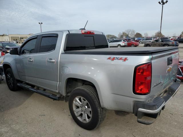 1GCGTCENXK1356254 - 2019 CHEVROLET COLORADO LT SILVER photo 2