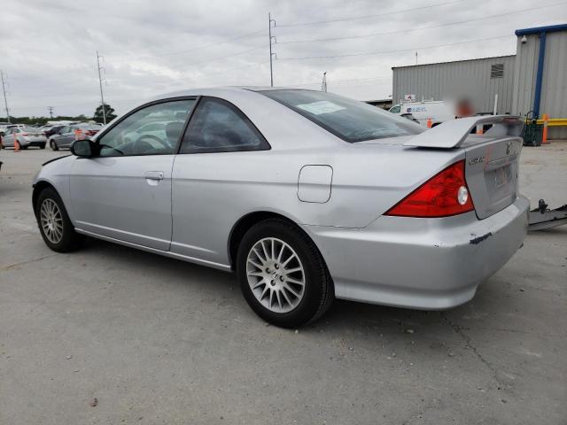 1HGEM22505L048233 - 2005 HONDA CIVIC LX GRAY photo 2