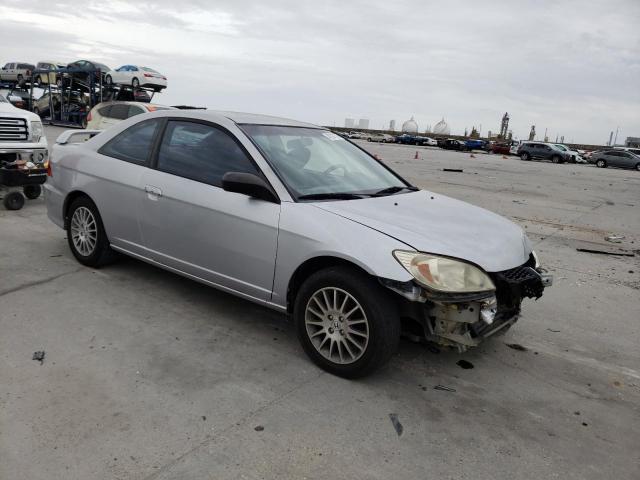 1HGEM22505L048233 - 2005 HONDA CIVIC LX GRAY photo 4