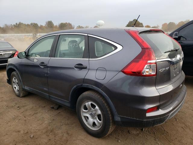 3CZRM3H35GG710457 - 2016 HONDA CR-V LX GRAY photo 2