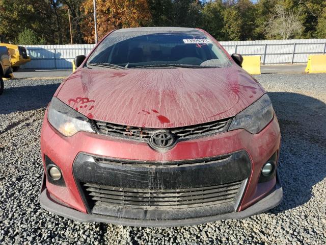 2T1BURHE2GC500906 - 2016 TOYOTA COROLLA L RED photo 5