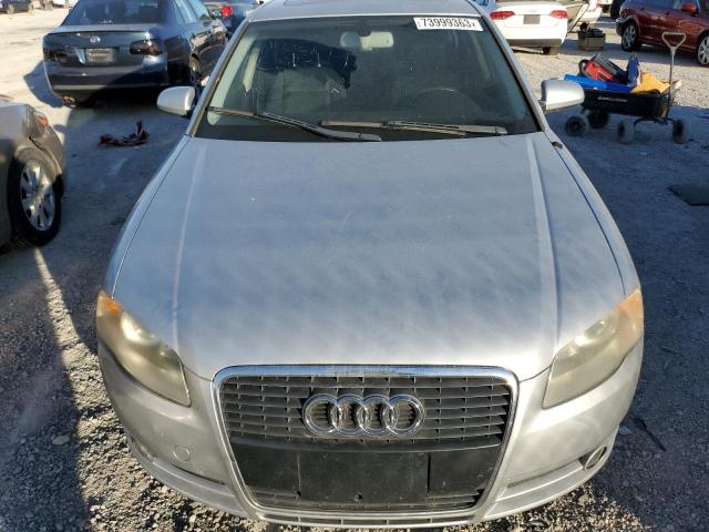 WAUAH78E37A129468 - 2007 AUDI A4 3.2 SILVER photo 5