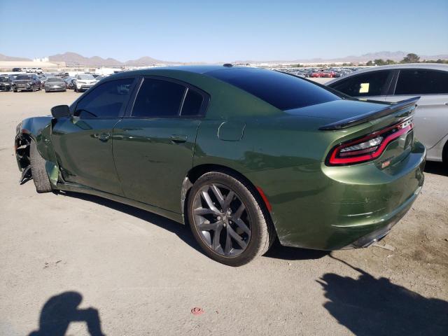 2C3CDXBG1MH616297 - 2021 DODGE CHARGER SXT GREEN photo 2