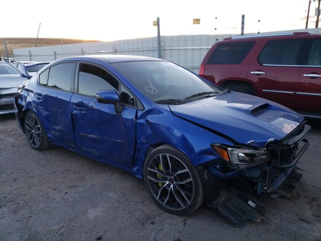 JF1VA2S69L9813441 - 2020 SUBARU WRX STI BLUE photo 4