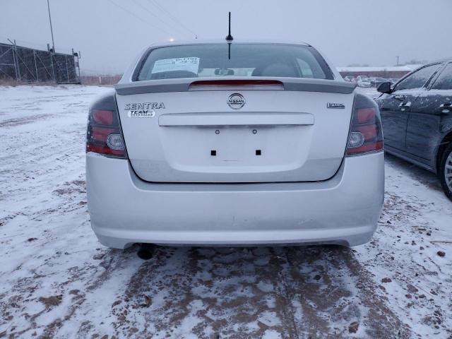 3N1AB6APXCL767152 - 2012 NISSAN SENTRA 2.0 SILVER photo 6