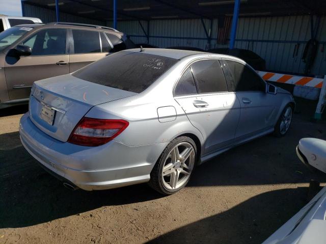 WDDGF5EBXAR128088 - 2010 MERCEDES-BENZ C 300 SILVER photo 3