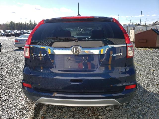 2HKRM4H72GH109223 - 2016 HONDA CR-V EXL BLUE photo 6