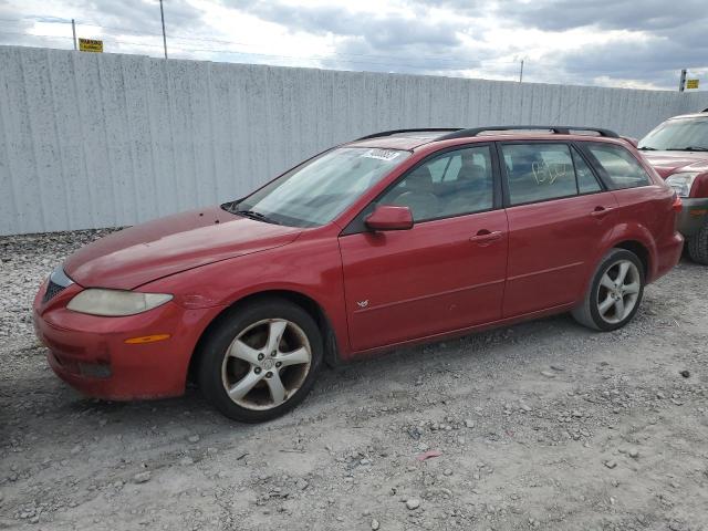 1YVHP82D955M27615 - 2005 MAZDA 6 S RED photo 1