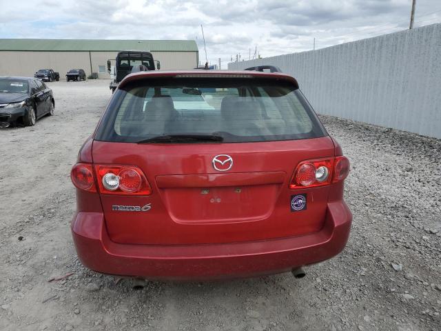 1YVHP82D955M27615 - 2005 MAZDA 6 S RED photo 6