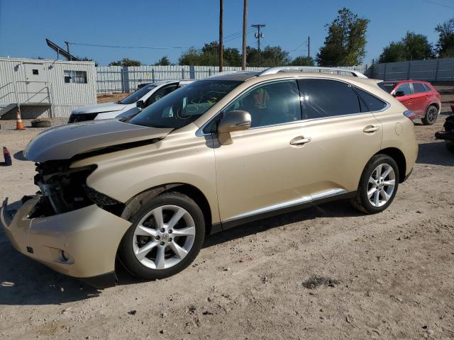 2T2ZK1BA6AC030944 - 2010 LEXUS RX 350 GOLD photo 1