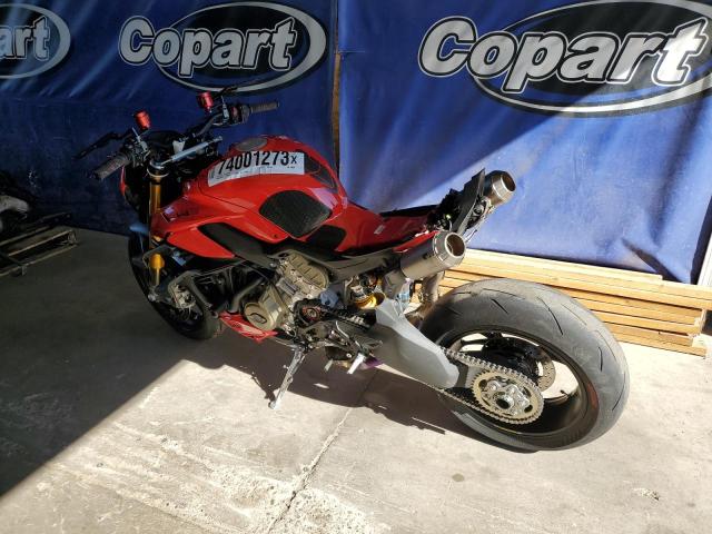 ZDMFAKWW7PB008808 - 2023 DUCATI STREETFIGH V4 RED photo 3