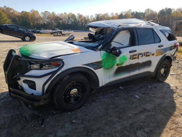 1FM5K8AC5NGA01856 - 2022 FORD EXPLORER POLICE INTERCEPTOR WHITE photo 1