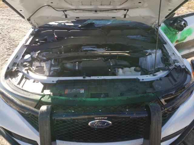 1FM5K8AC5NGA01856 - 2022 FORD EXPLORER POLICE INTERCEPTOR WHITE photo 12