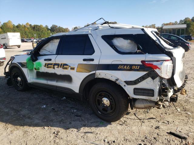 1FM5K8AC5NGA01856 - 2022 FORD EXPLORER POLICE INTERCEPTOR WHITE photo 2