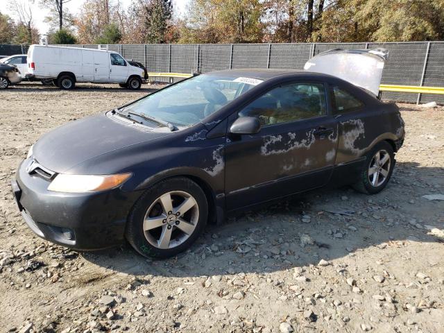 2HGFG12818H563050 - 2008 HONDA CIVIC EX BLACK photo 1