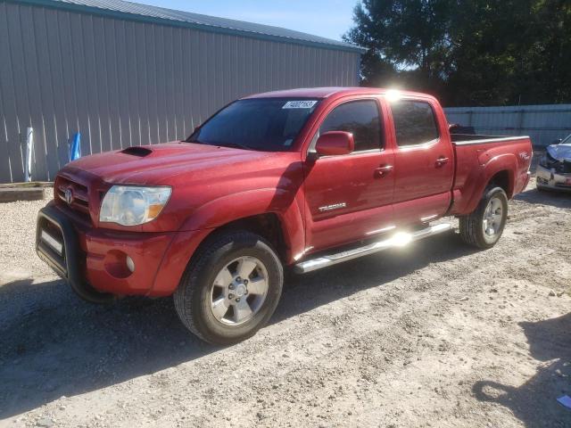 3TMKU4HN1AM026447 - 2010 TOYOTA TACOMA DOUBLE CAB PRERUNNER LONG BED RED photo 1