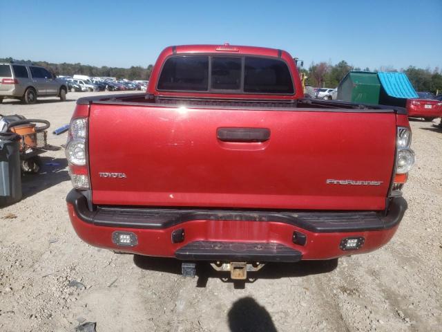 3TMKU4HN1AM026447 - 2010 TOYOTA TACOMA DOUBLE CAB PRERUNNER LONG BED RED photo 6