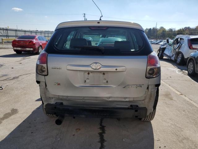 2T1KR32E18C690142 - 2008 TOYOTA COROLLA MA XR SILVER photo 6