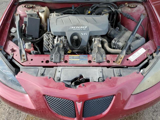 2G2WP522951265761 - 2005 PONTIAC GRAND PRIX 勃艮第红 照片 11