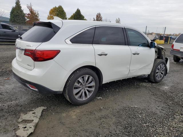 5FRYD4H4XFB030007 - 2015 ACURA MDX TECHNOLOGY WHITE photo 3