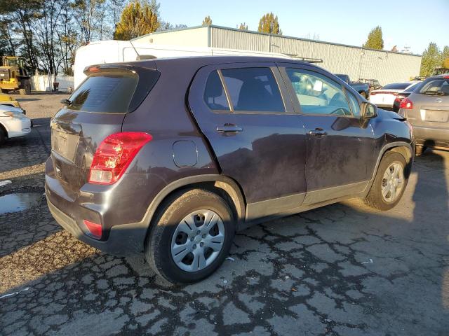 3GNCJKSB1JL244837 - 2018 CHEVROLET TRAX LS BLUE photo 3